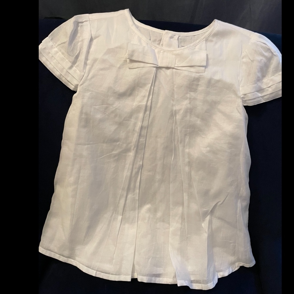 Girl’s white Mayoral blouse size 9